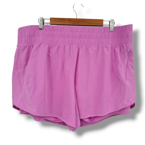 Avia XXL (20) Women's Running Shorts Lavender Purple Elastic Waist Athletic - Picture 1 of 8